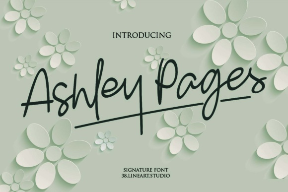 Ashley Pages: A Script Typeface for Editorial Storytelling