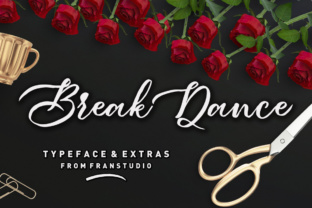 Break Dance Font in Action: A Modern Calligraphy Typeface for Real Branding Projects
