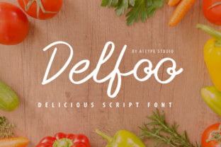 Delfoo: A Handwritten Typeface for Editorial Storytelling