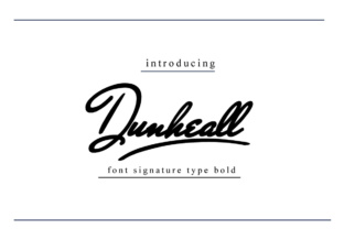 Dunheall Font Review: A Rounded Signature Typeface for Modern Branding