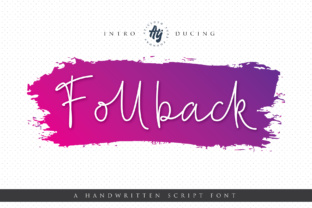 Follback Script Font: Elevate Campaign Visuals with Elegance