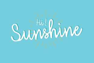 Hi Sunshine: A Warm Script Typeface for Editorial Design