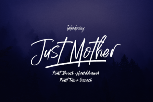 Just Mother Font Review: A Handwritten Typeface for Editorial Design