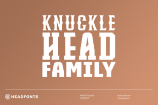 Knuckle Head: A Display Font That Demands Attention