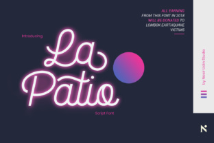 La Patio: A Shoelace-Inspired Script Font for Modern Web Design