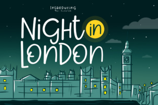 Night in London: A Playful Script Font That Sharpens Campaign Messaging