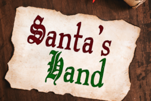 Santa s Hand Font: A Display Typeface for Bold Campaign Messaging