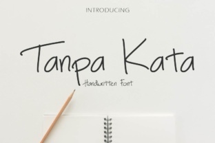 Tanpa Kata: A Handwritten Font for Editorial Design and Publication Branding