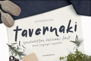 Tavernaki: A Handwritten Typeface That Brings Campaigns to Life